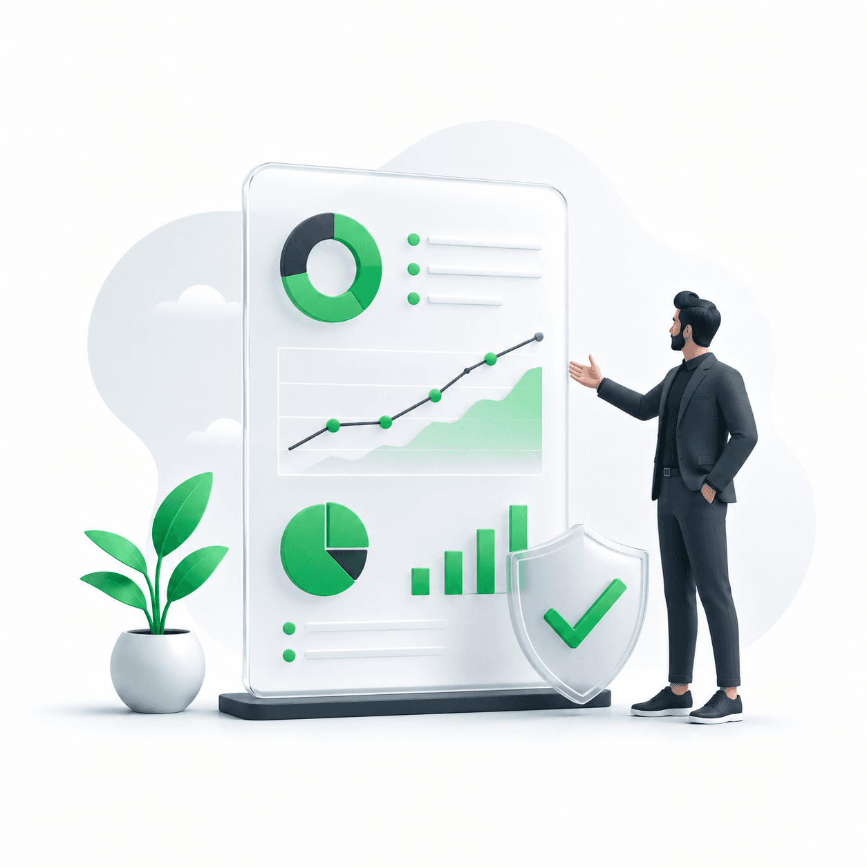 Complete Transparency illustration