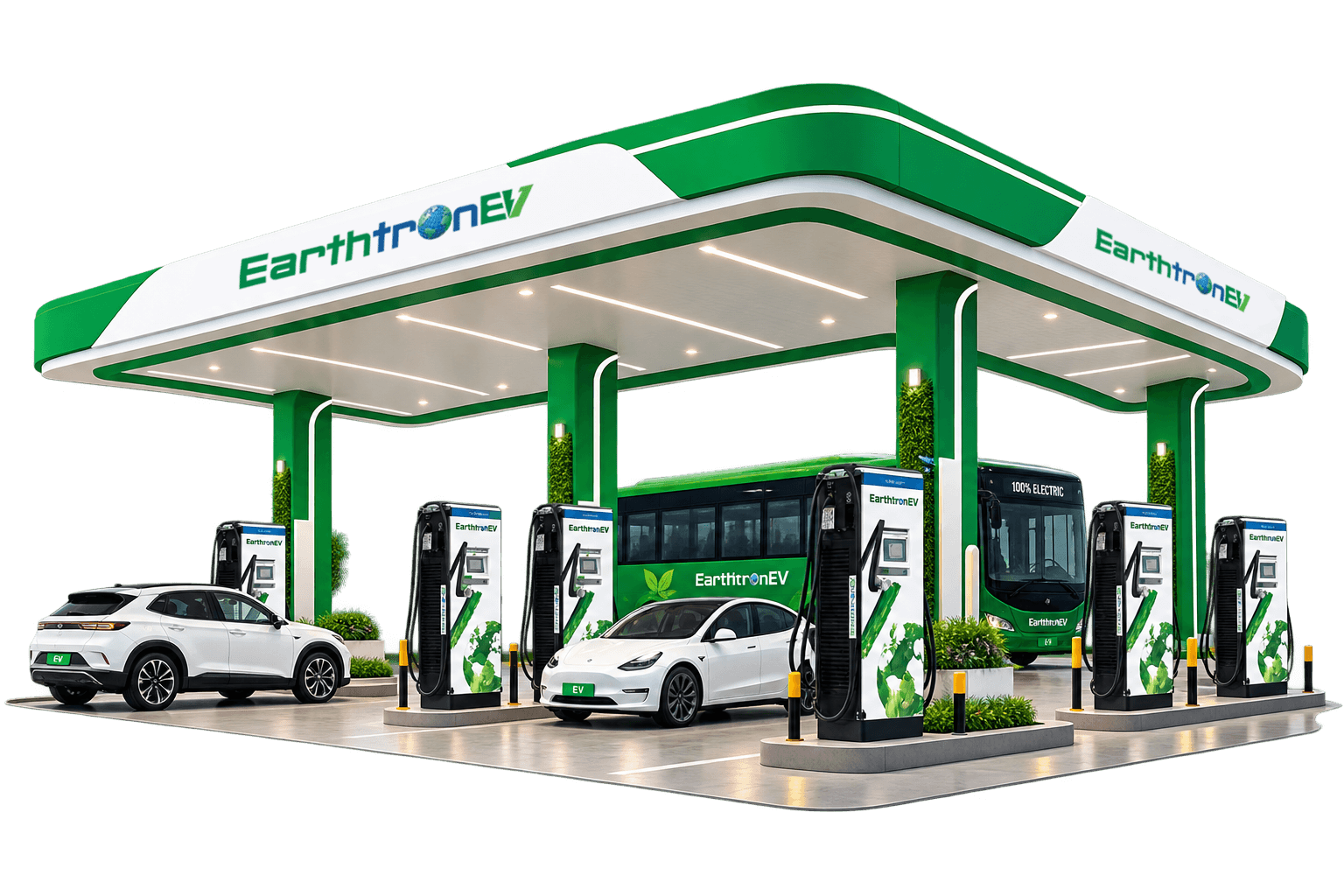 EarthtronEV EV charging station