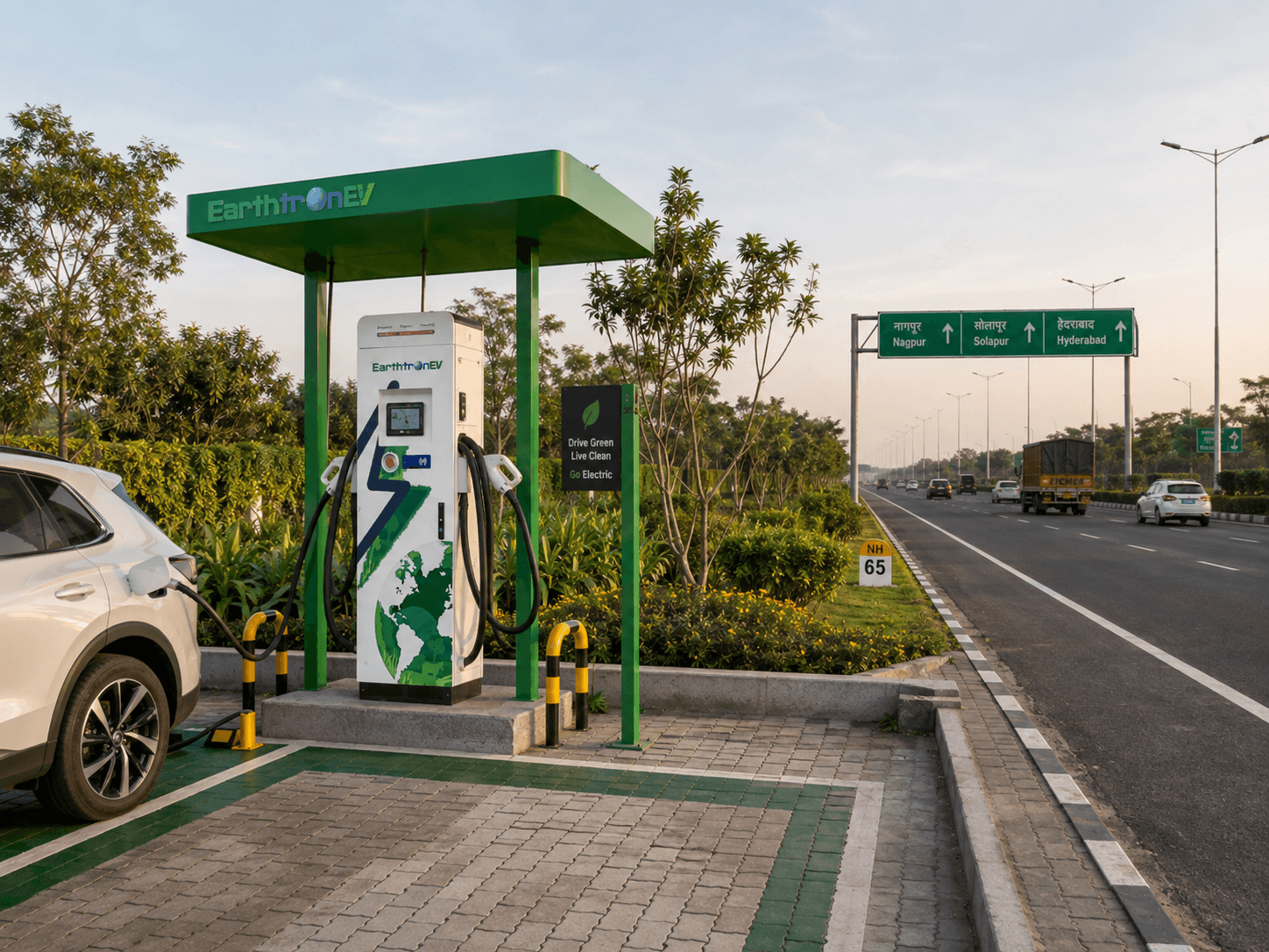 EarthtronEV highway hub
