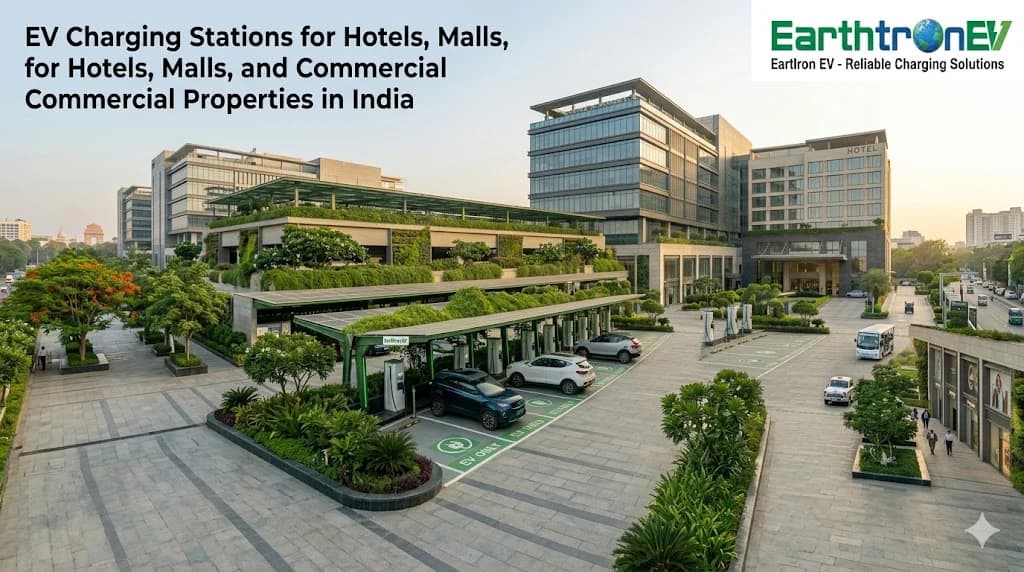 EV Charging Stations for Hotels, Malls, and Commercial Properties in India