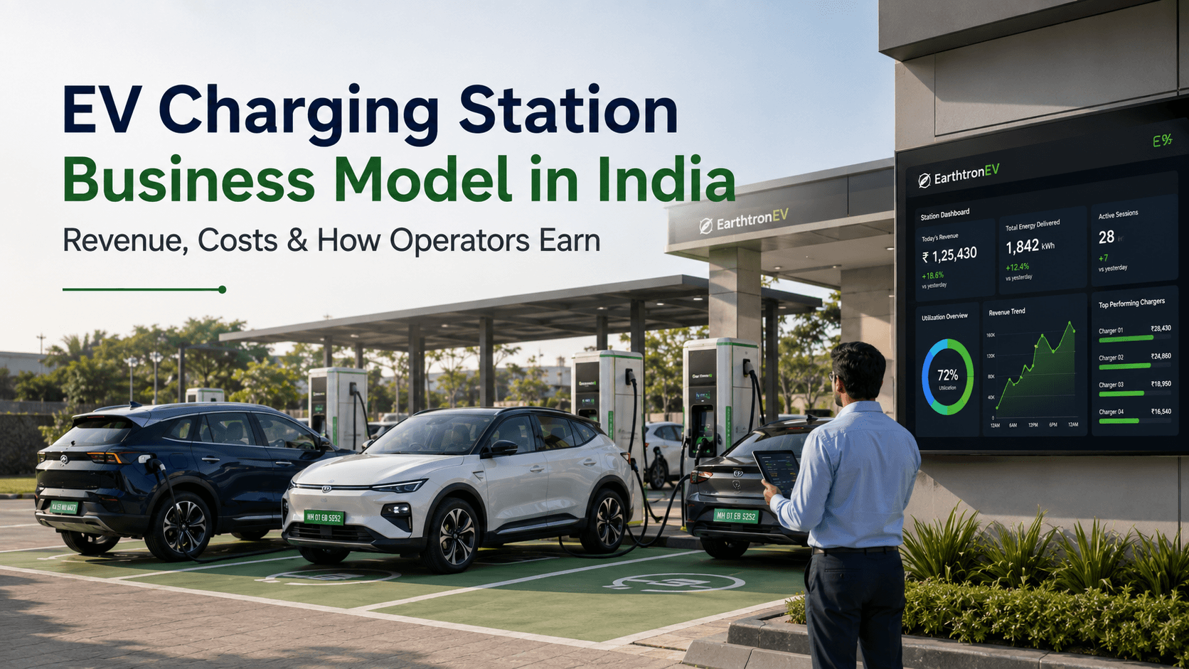 EV Charging Station Business Model in India: Revenue, Costs & How Operators Earn