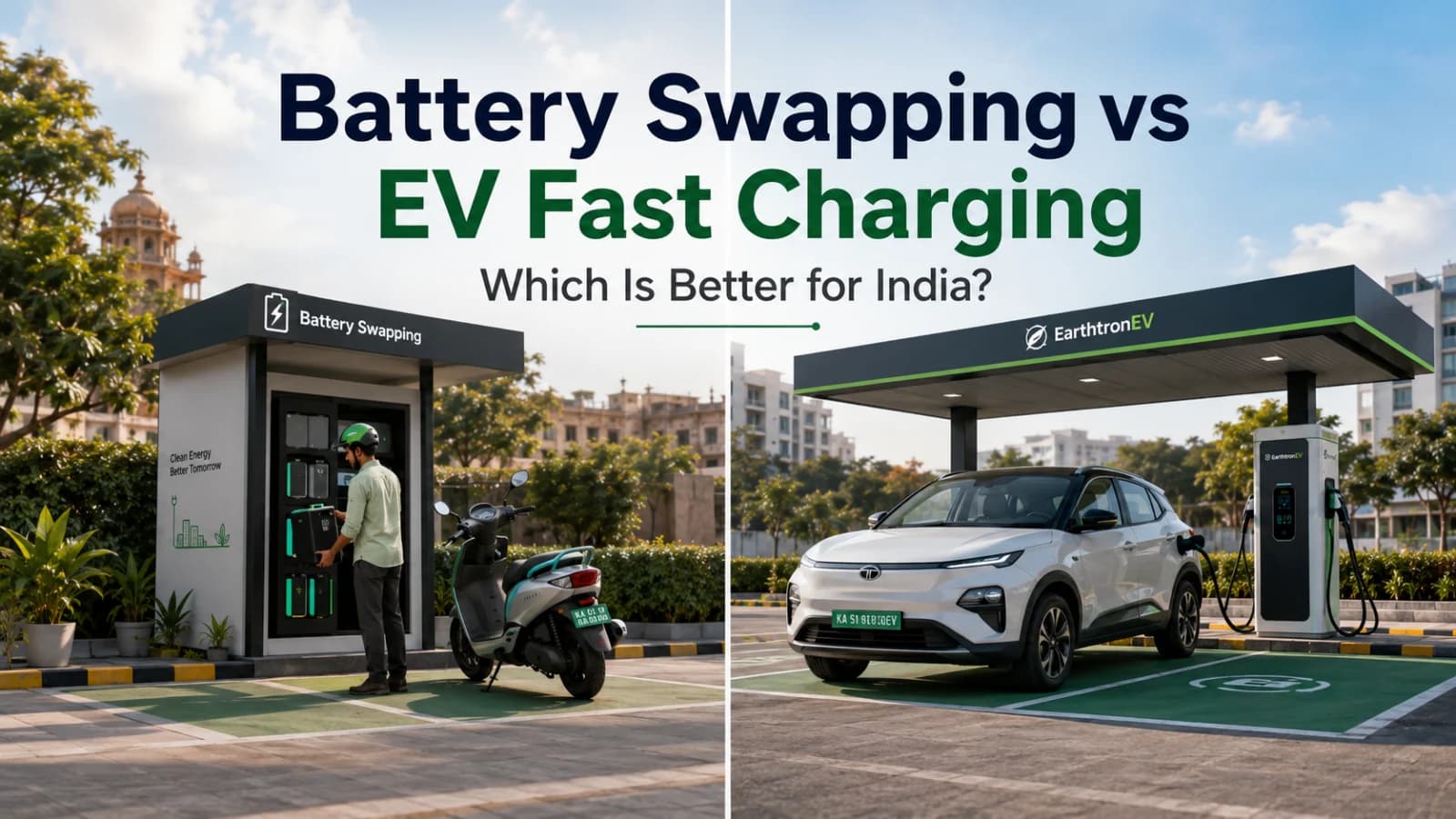 Battery Swapping vs EV Fast Charging: Which Is Better for India?