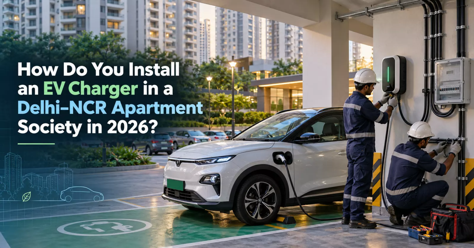 How Do You Install an EV Charger in a Delhi–NCR Apartment Society in 2026?