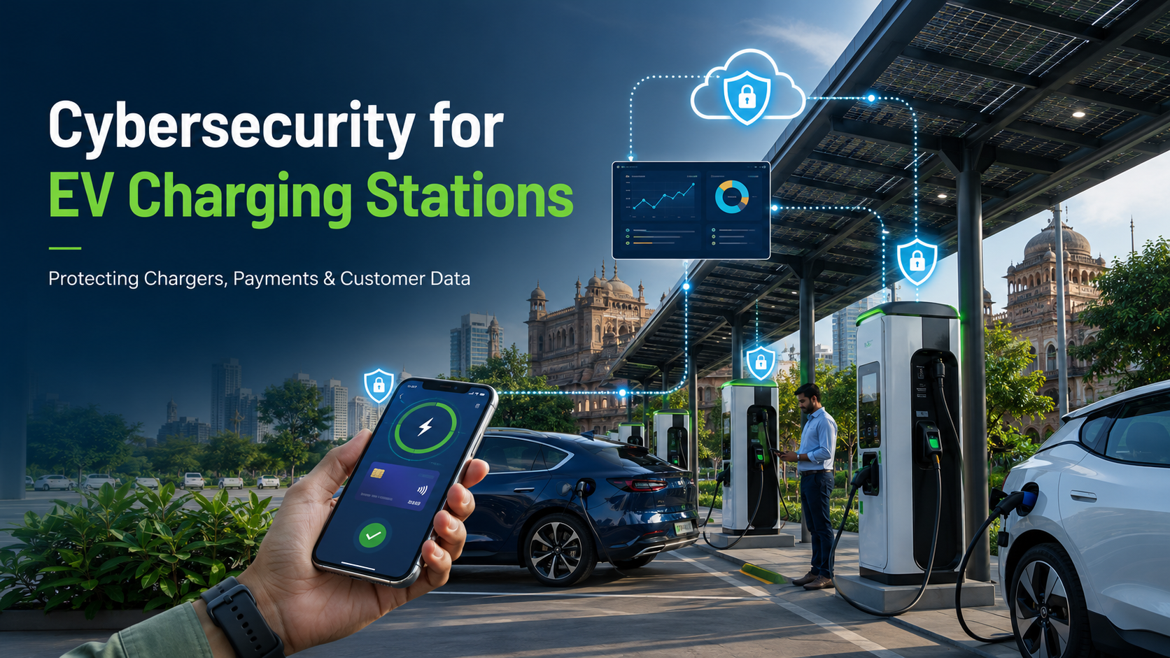 Cybersecurity for EV Charging Stations: Protecting Chargers, Payments and Customer Data