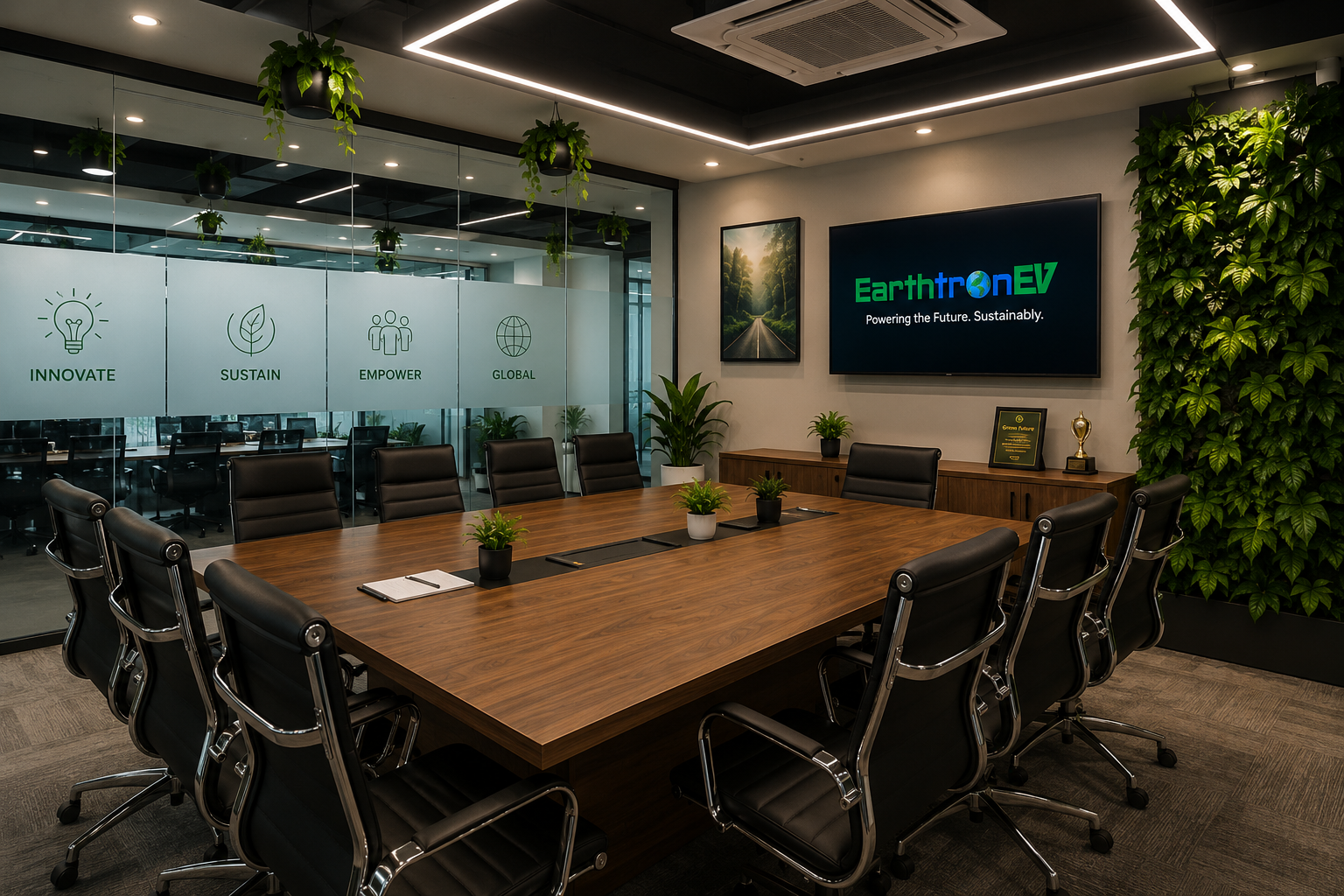 EarthtronEV meeting room